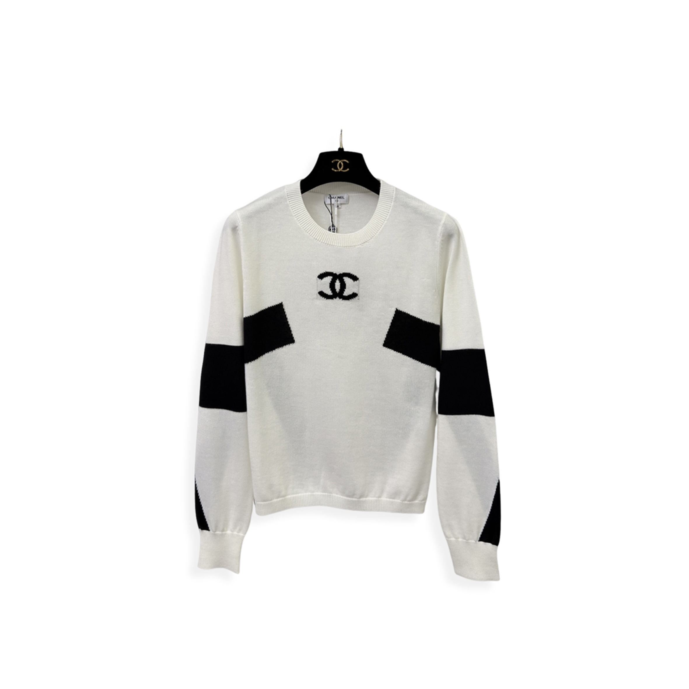 CHANEL SKI KNIT CREW NECK LONG SLEEVE 